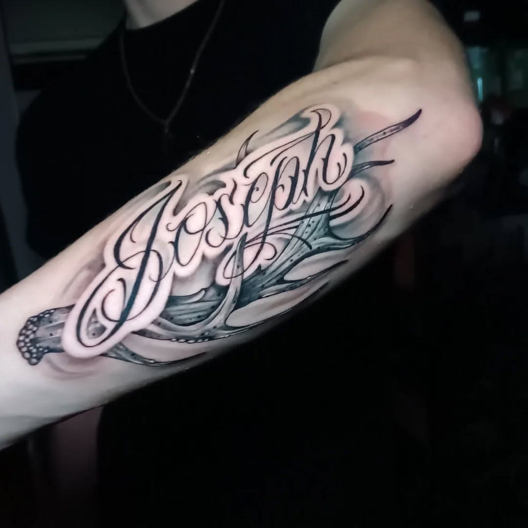 Joseph lettering
